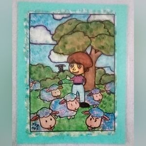 🎨Davey & Goliath Watercolor Painting Art🖼